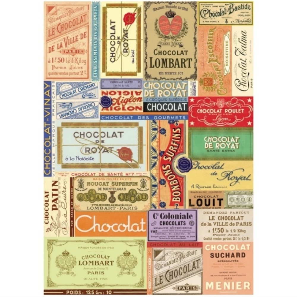Cavallini & Co. Chocolat Decorative Paper Sheet
